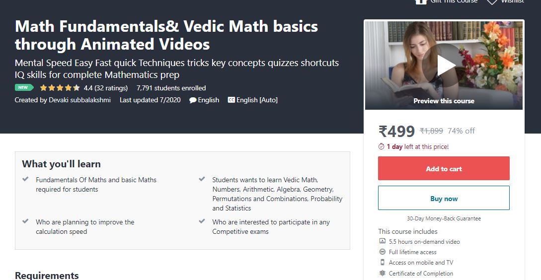 Learn all the basic concepts of Maths with the help of Animated Videos